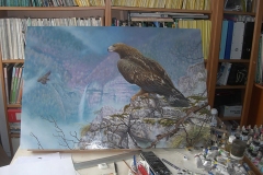 20 Aquila nella Val d'Abisso, Olio su tavola, cm 90x80